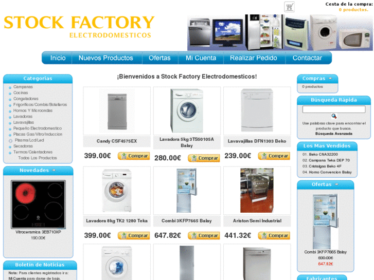 www.stockfactoryelectrodomesticos.es