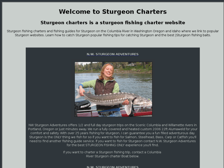 www.sturgeoncharters.com