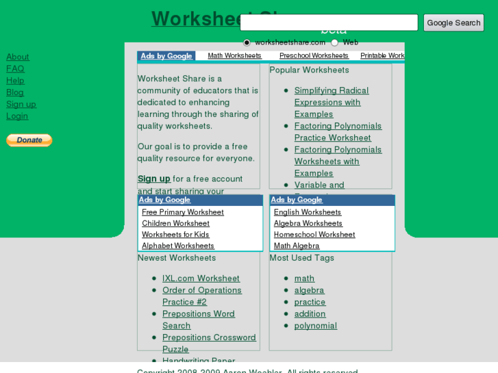 www.worksheetshare.com