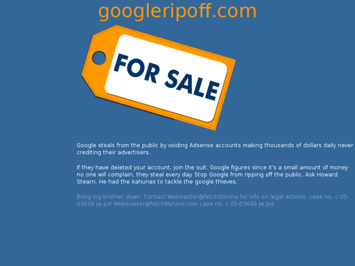 www.googleripoff.com