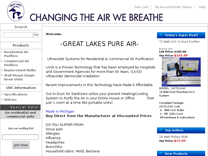 www.greatlakespureair.com