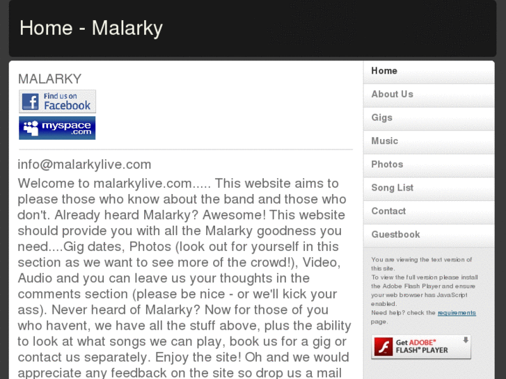 www.malarkylive.com