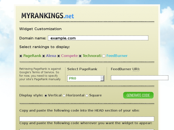 www.myrankings.net