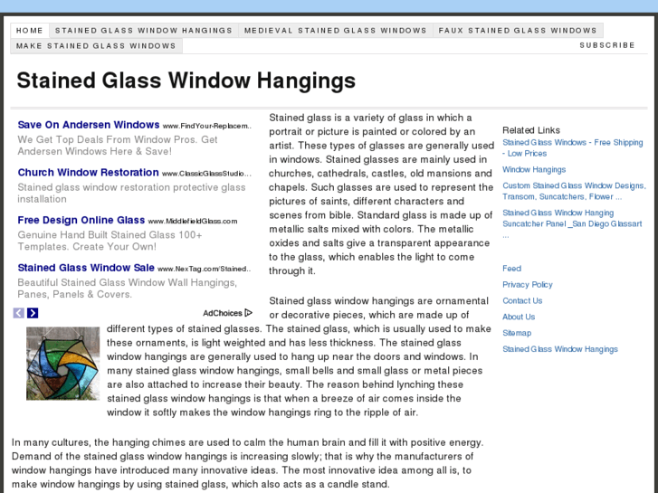 www.stainedglasswindowhangings.com