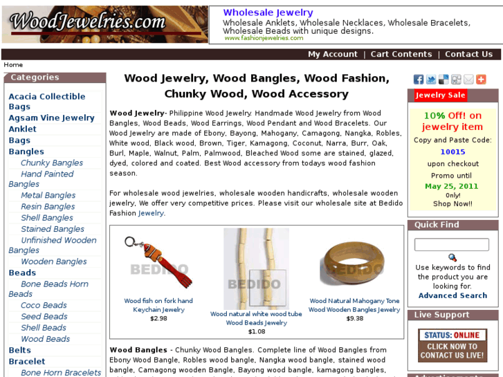 www.woodjewelries.com