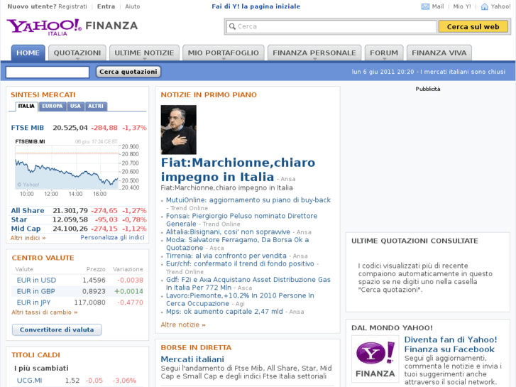 www.yfinanza.com