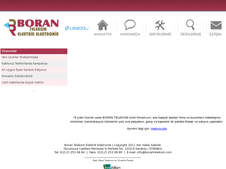 www.borantelekom.com