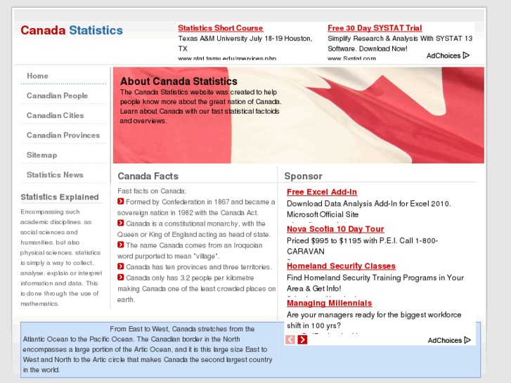 www.canadastatistics.info