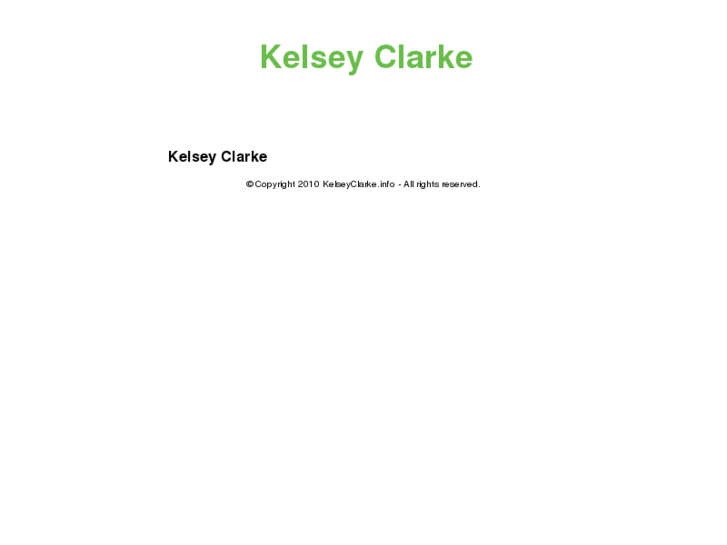 www.kelseyclarke.info