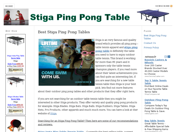 www.stigapingpongtable.com