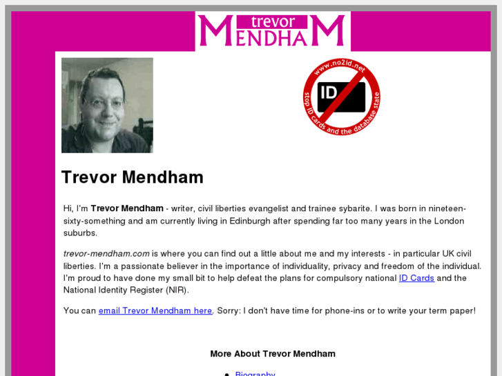 www.trevor-mendham.com