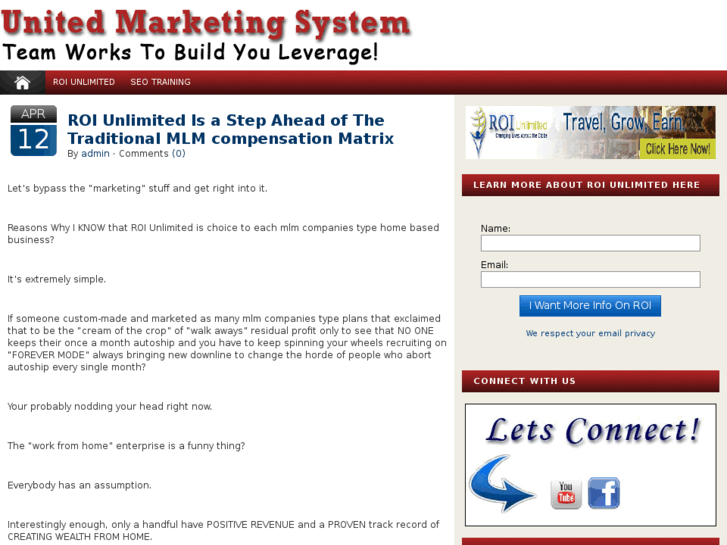 www.unitedmarketingsystem.com
