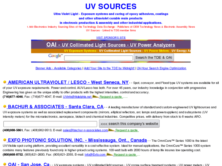 www.uvsources.com