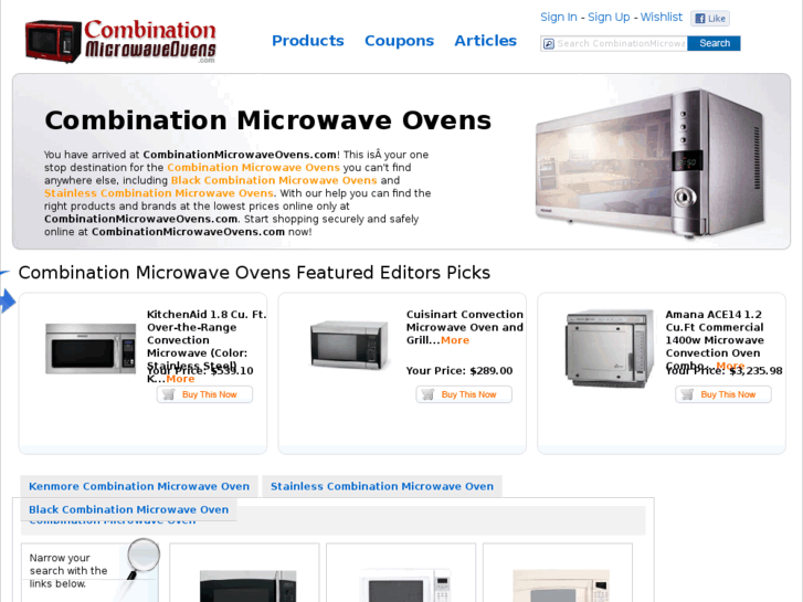 www.combinationmicrowaveovens.com