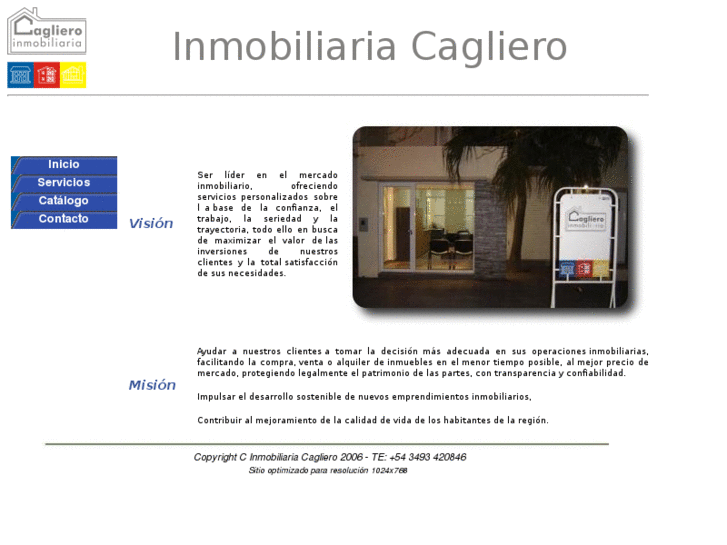 www.inmobiliariacagliero.com