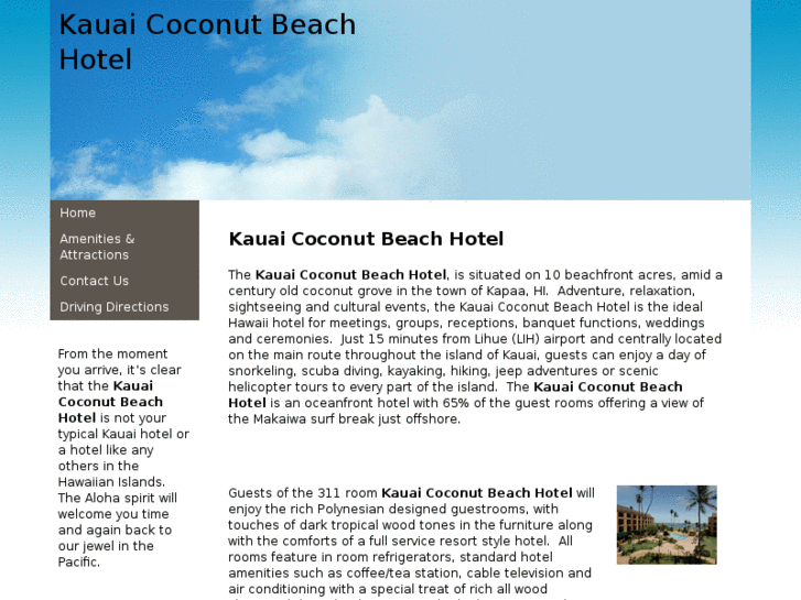 www.kauaicoconutbeachhotel.com