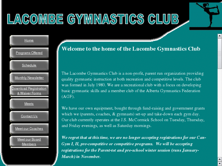 www.lacombegymnastics.com