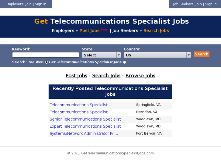 www.gettelecommunicationsspecialistjobs.com