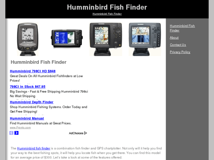 www.humminbirdfishfinder.net