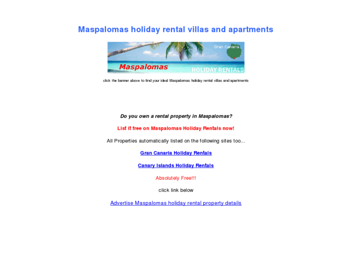 www.maspalomasholidayrentals.com