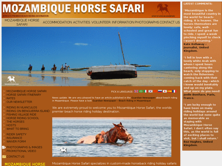 www.mozambiquehorsesafari.com