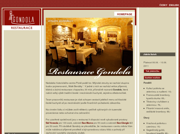 www.restauracegondola.cz