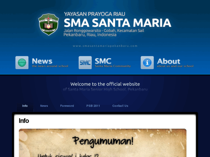 www.smasantamariapekanbaru.com