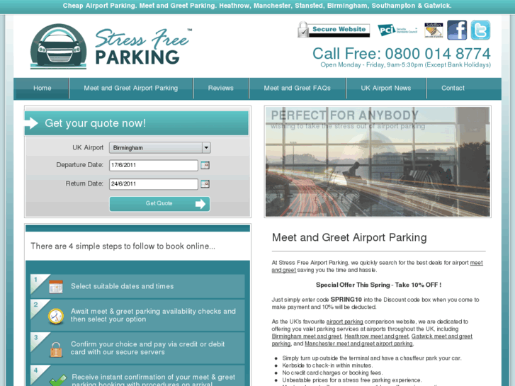 www.stressfreeairportparking.com