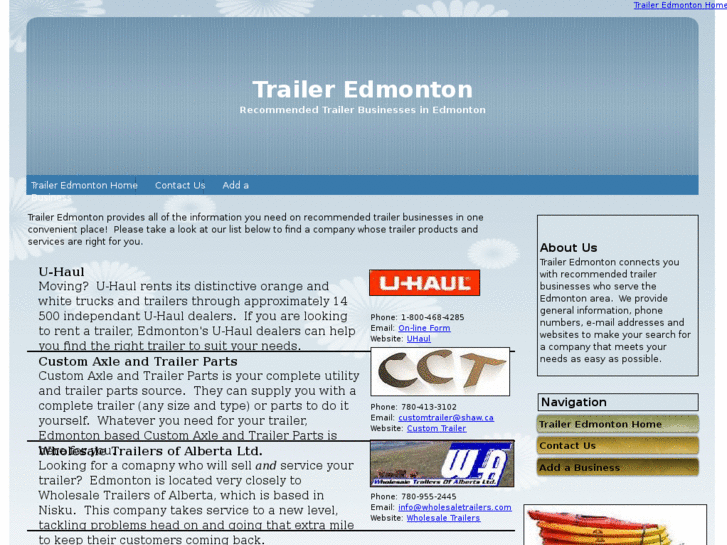 www.traileredmonton.com