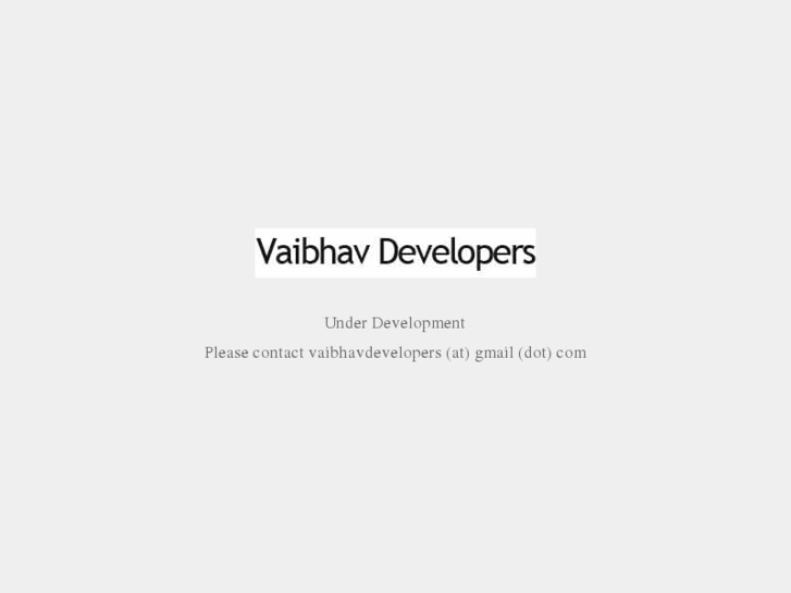 www.vaibhavdevelopers.com