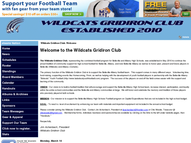 www.wildcatsgridironclub.info