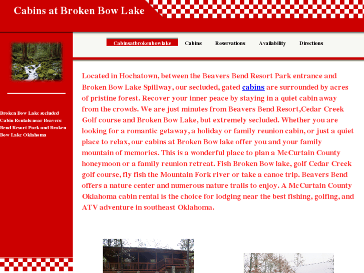 www.cabinsatbrokenbowlake.com