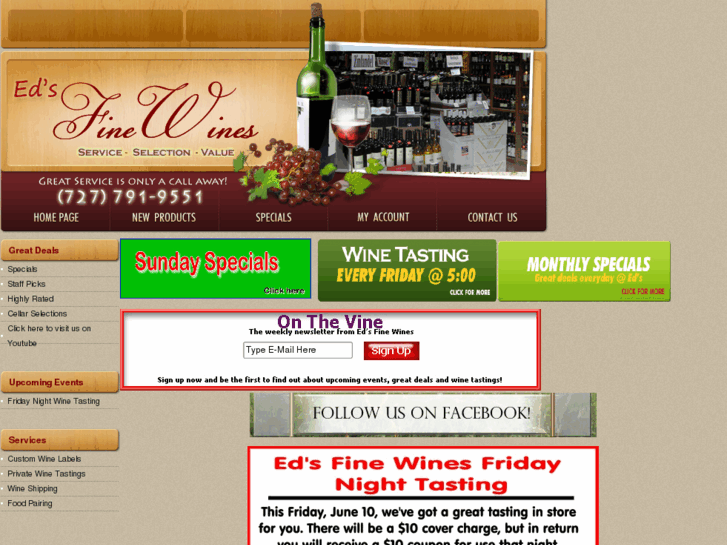 www.edsfinewines.com