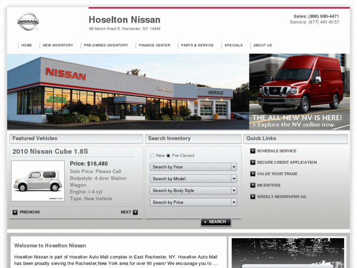 www.hoseltonnissanspecials.com