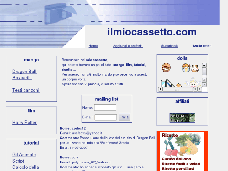 www.ilmiocassetto.com