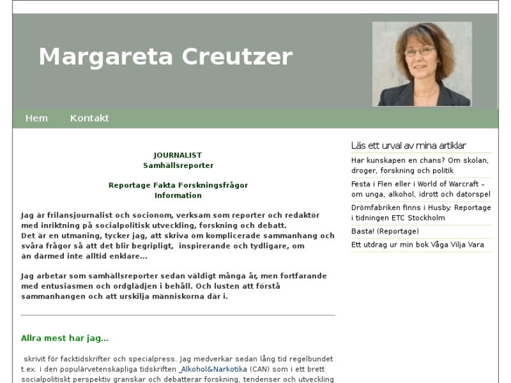 www.margaretacreutzer.se