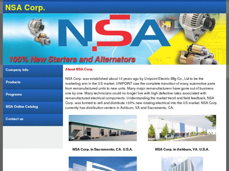 www.nsaproducts.com