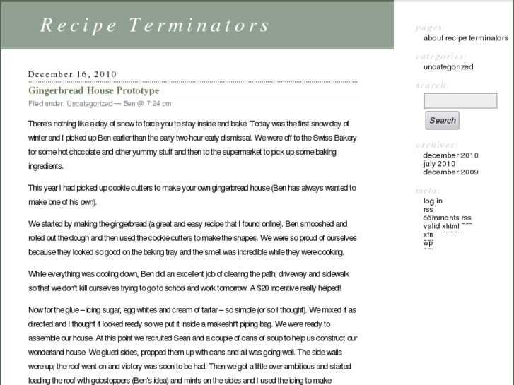 www.recipeterminators.com