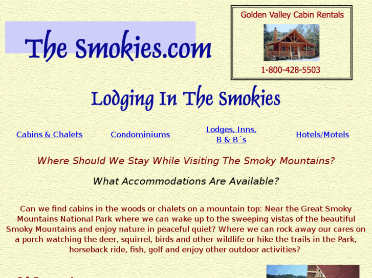 www.thesmokieslodging.com