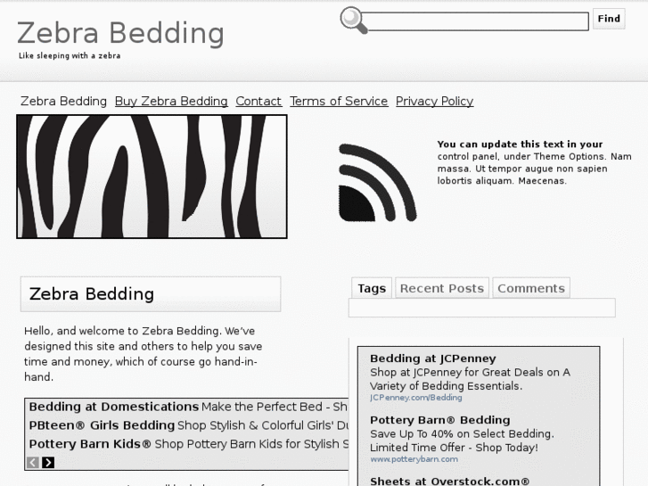 www.zebrabedding.info