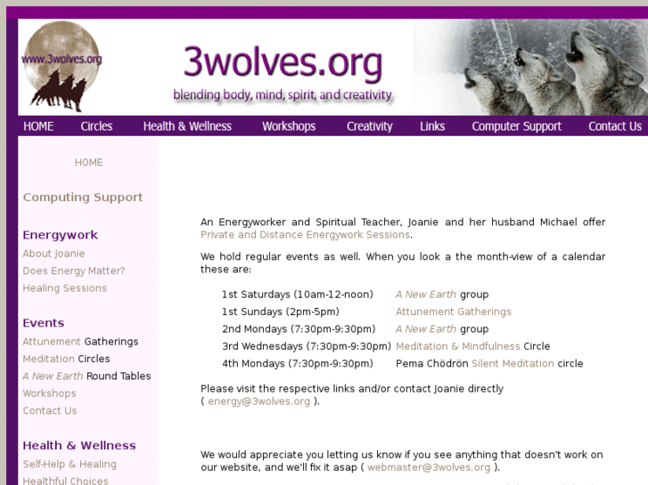 www.3wolves.org