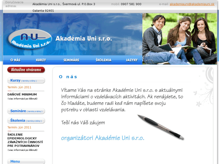 www.akademiauni.sk