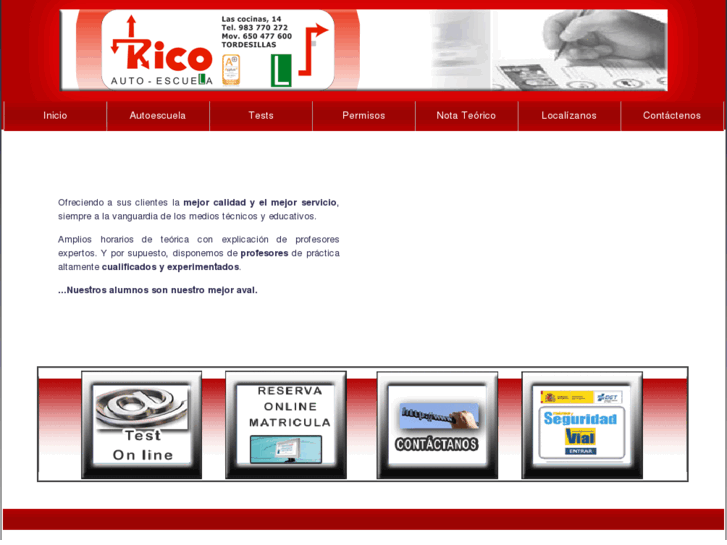 www.autoescuelarico.es