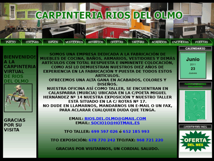 www.cocinasriosdelolmo.com