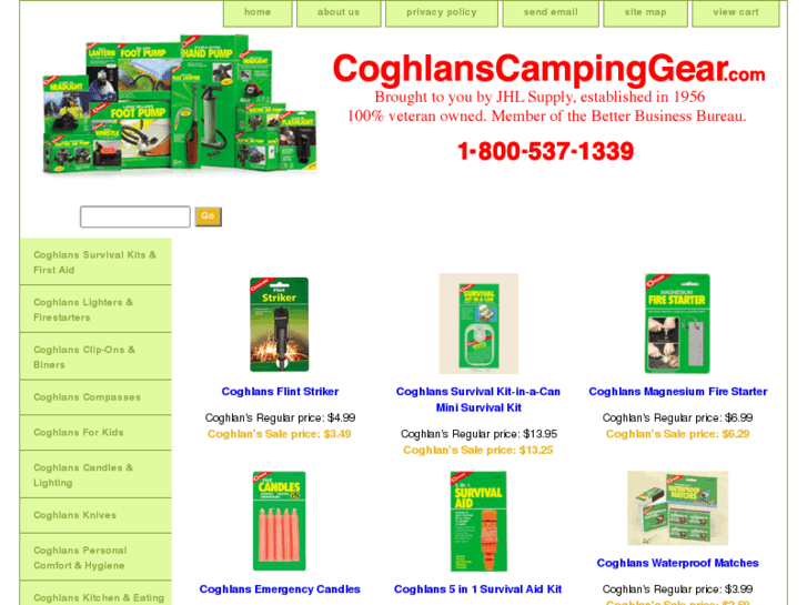 www.coghlanscampinggear.com