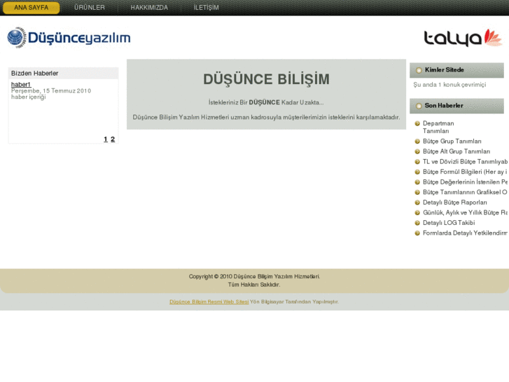 www.dusunceyazilim.com