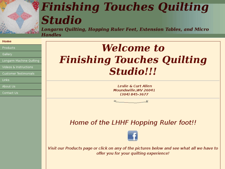 www.finishingtouchesquiltingstudio.com