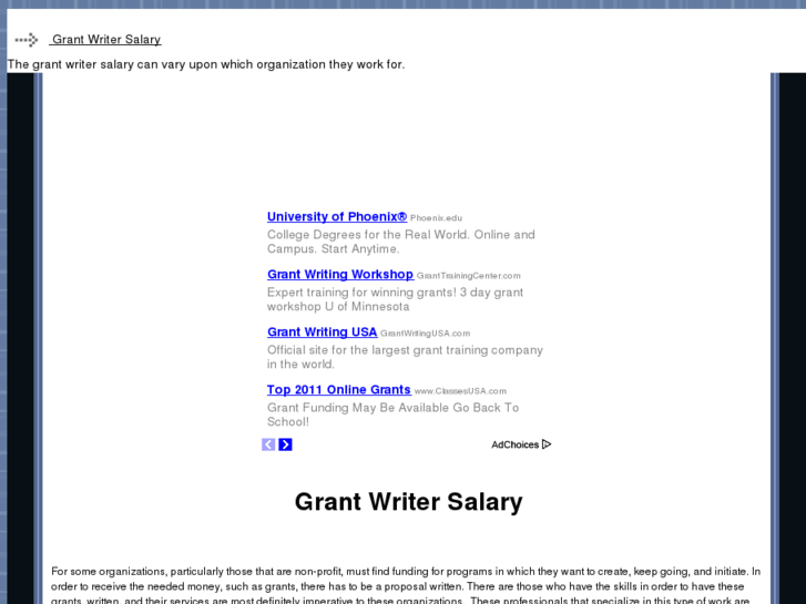 www.grantwritersalary.com