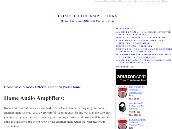 www.homeaudioamplifiers.net