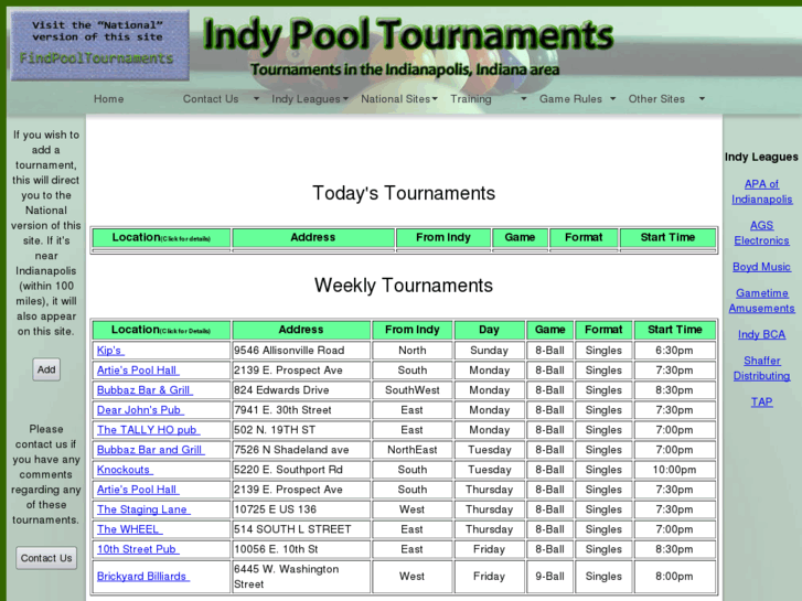 www.indypooltournaments.com